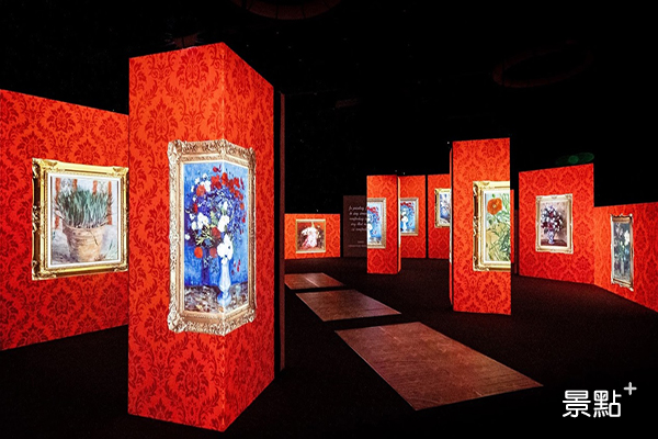 《再見梵谷－光影體驗展》移師高雄，瑰麗 「紅色藝廊」首次曝光。