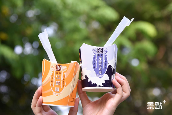 森永海鹽牛奶糖冰炫風包裝設計，向日本浮世繪大師葛飾北齋致敬為發想。