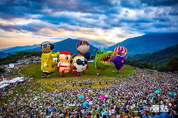 台灣國際熱氣球嘉年華活動首日吸客逾12萬人次 (圖／jerry1217922)