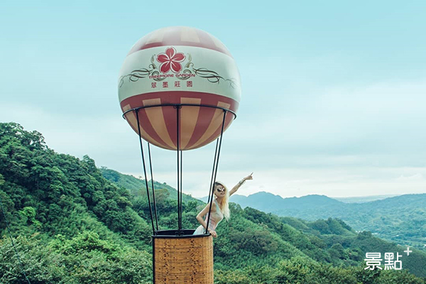 翠墨莊園熱氣球可鳥瞰美麗山景 (圖／imissrainbow)