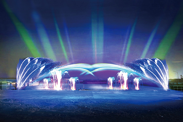 澎湖海灣燈光節以「海島樂園」為主題。（圖／交通部觀光局）
