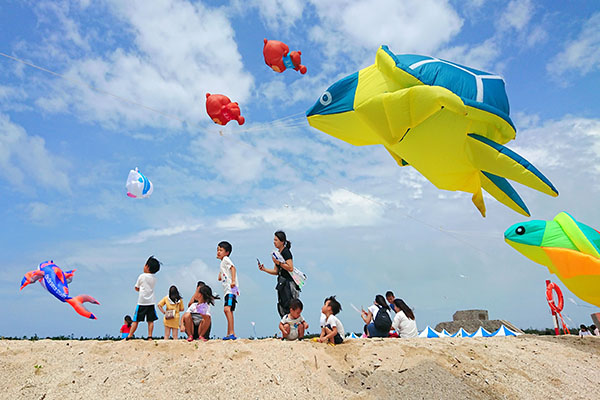 澎湖首辦國際風箏節。