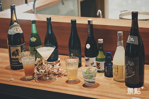 「Sake of Life日本酒祭」精選推薦九款清酒以及四款調酒。 (圖／景點家廖維仁)