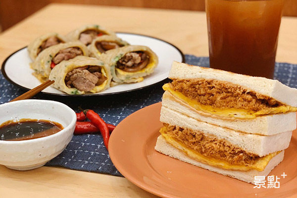 真芳早餐與台北文創推出的限定餐點。（圖／真芳)