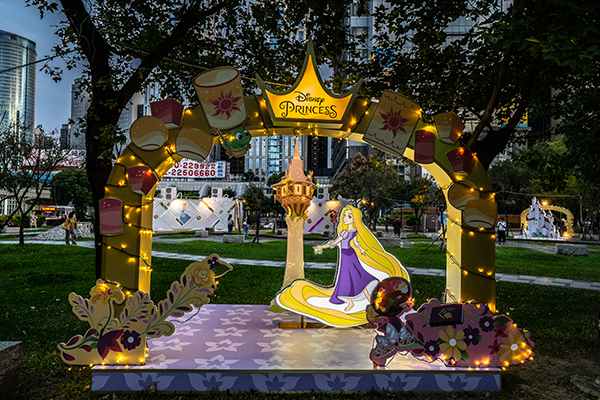 迪士尼公主的童話森林」第三站：長髮公主 希望高塔