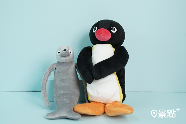 企鵝家族玩偶。