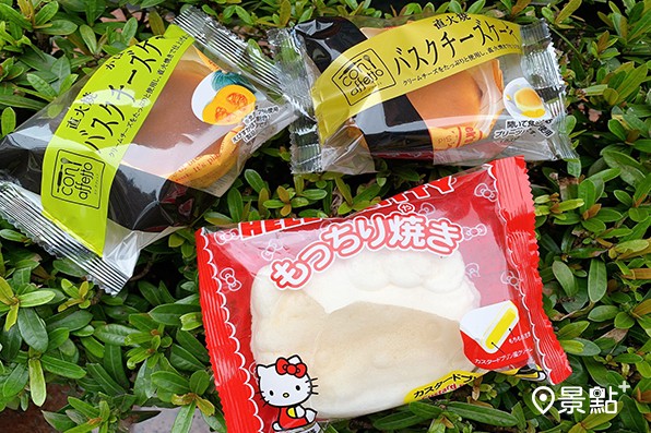 7-ELEVEN引進在全球社交網站掀起熱潮的「日本巴斯克乳酪蛋糕」(售價95元)、「Hello Kitty QQ人形燒」(售價69元)。