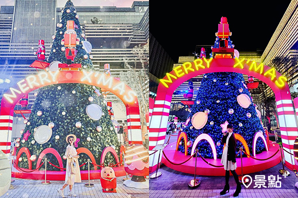 南紡購物中心今年以「胡桃鉗聖誕樹」為主題 (圖／fifi911911、cloud8943)