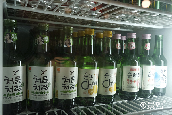 滿滿韓式燒酒。