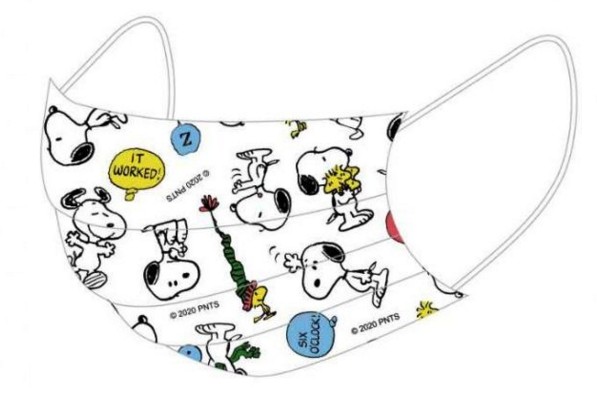 SNOOPY口罩組引發粉絲搶購潮。(圖／Snoopy 70週年巡迴特展）