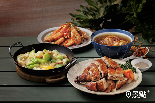 「欣葉 · 生活 · 廚房」的精選主餐內容來自四大品牌