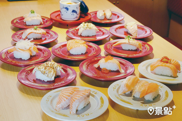 「鮭魚先生小姐在哪裡？」快閃活動，最高可享免費吃壽司之優惠。(圖／台灣壽司郎)