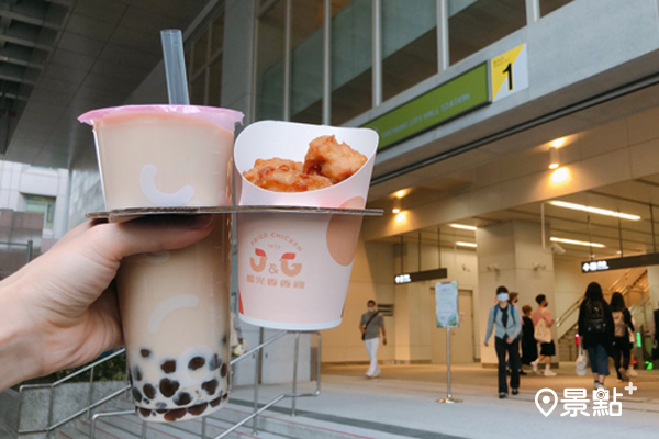 茶加TplusX繼光香香雞推出買飲料送炸雞慶開幕活動。(圖／繼光香香雞）