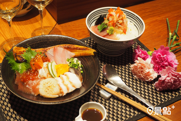 日本橋海鮮丼辻半推出季節新品與母親節優惠套餐。　（圖／景點家張盈盈，以下同）