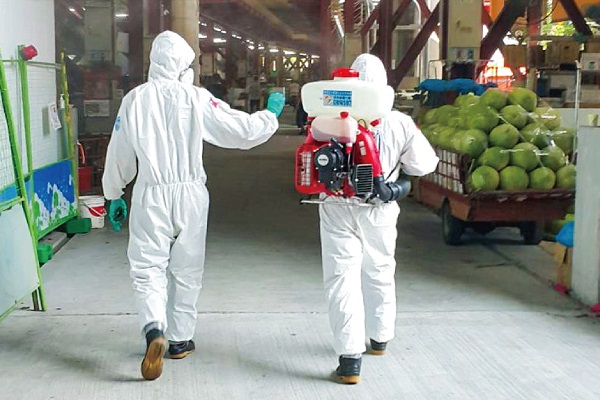 台北農產公司發生群聚感染事件，已有18人確診。 (圖／台北農產，以下同)