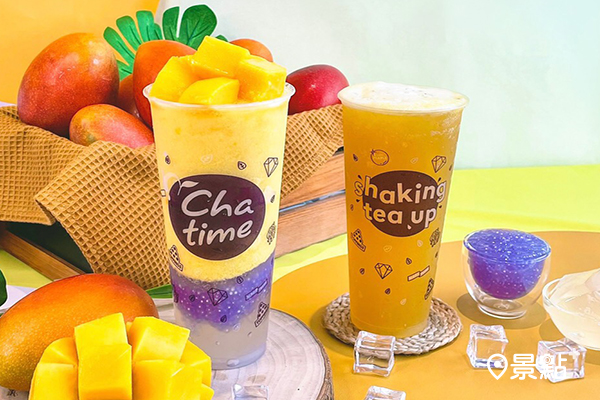 日出茶太Chatime打造2款季節限定芒果冰沙。