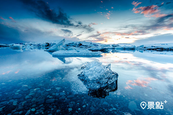 冰島傑古沙龍冰河湖。