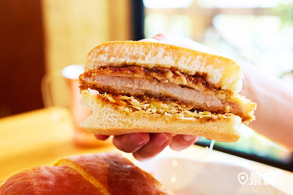 味噌豬排三明治。
