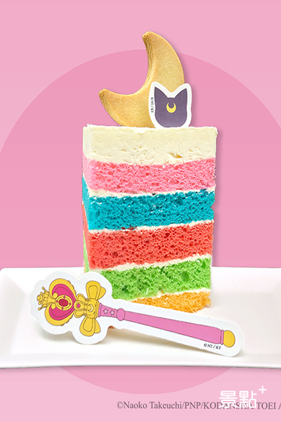 彩虹蛋糕180元。