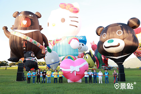 市府團隊赴台東參加熱氣球嘉年華開幕活動。