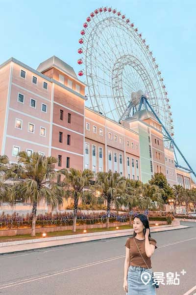 麗寶樂園更擁有世界前十大、台灣第一大的「天空之夢」摩天輪。（圖／ruru_0919，Klook)