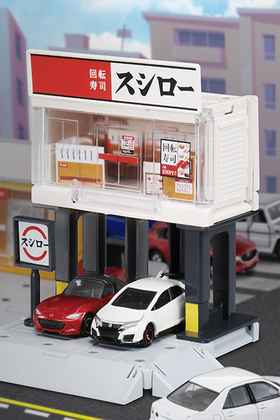 TOMICA多美小汽車新城鎮SUSHIRO壽司店。