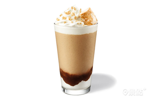 烤棉花糖咖啡星冰樂,售價中杯$145 ,大杯$165,特大杯$185。（圖／星巴克，以下同）