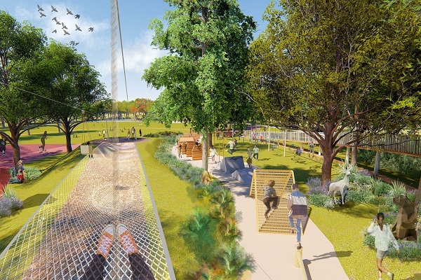 2022年底完工，打造一座具主題及挑戰性的共融式公園。
