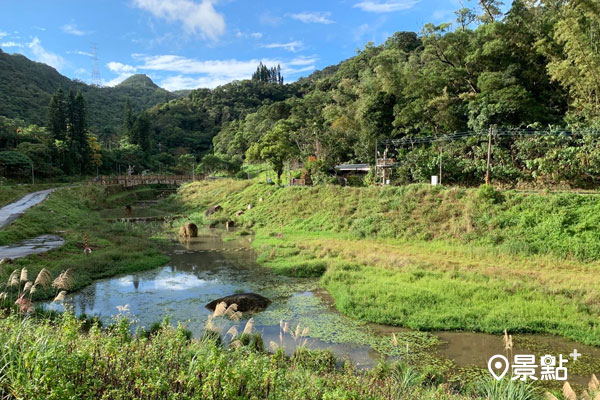 金瑞治水園區附近可接金面山步道。（圖 / 台北市政府，以下同）