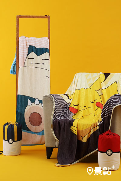 法蘭絨毯單人-皮卡丘/卡比獸，售價899元/件。
