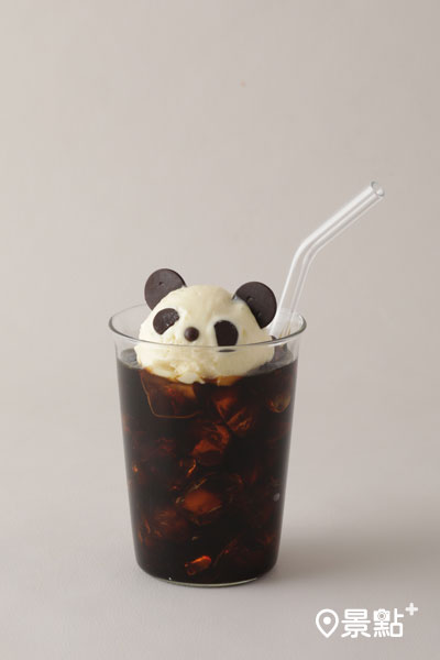 熊貓漂浮黑咖啡NT$ 160（圖／gelato pique café）