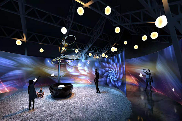 2021台灣燈會規劃之唯一室內沉浸式燈藝作品「風起夢境」燈區 (圖／新竹市政府，以下同)