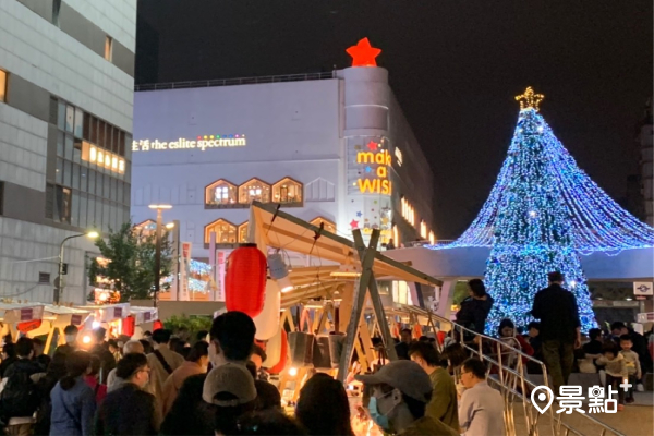 中山站連續兩個週末推出耶誕市集 (圖／cheriechang1217)