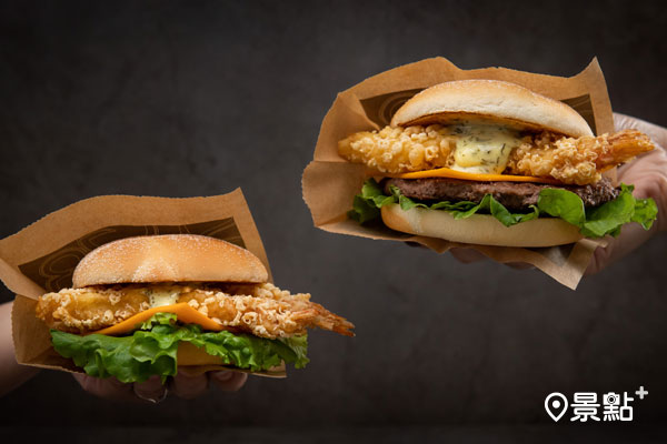 台灣麥當勞全球首創「炸蝦天婦羅安格斯黑牛堡」與「雙蝦天婦羅堡」。