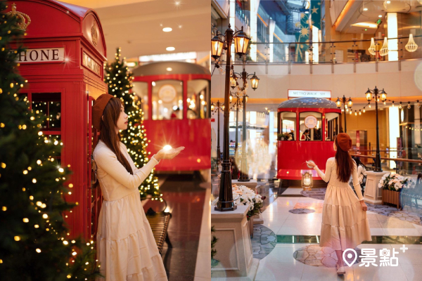 大江購物中心打造全台最美英式風聖誕市集 (圖／vivian06041，以下同)