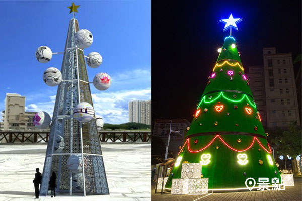 2021台南聖誕燈節分為三部曲接續點燈。（圖／台南市政府）