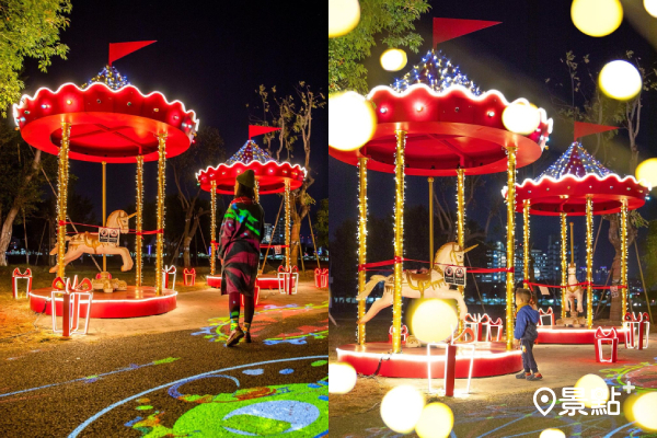 「爭妍show艷」計畫於台中12處重要公園及路口佈置可愛主題燈飾 (圖／t.c.c.7、w.min1023)