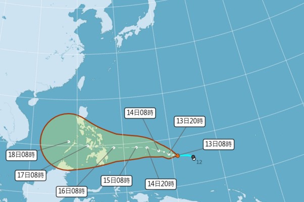 颱風雷伊最快今天生成！4縣市豪雨特報氣溫下探15度