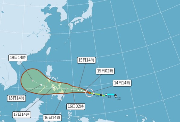 輕度颱風雷伊恐轉中颱來個大迴轉！週五變天注意氣溫變化