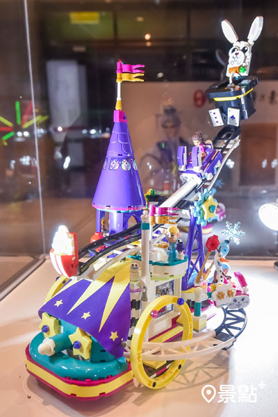 樂高達人Lego 7作品－魔術樂園彈射車。