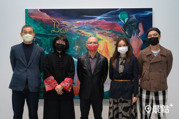 （由左至右）石晉華老師、林平老師、李政勇總監、朱倢瑢總監與阮慶岳老師