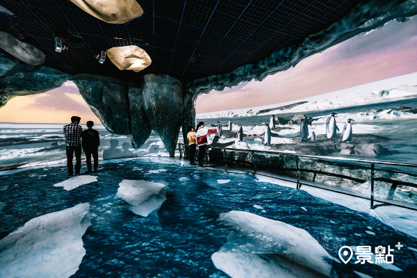 2022年全新更新的極地水域常設互動展示「極境漫遊66.5度」