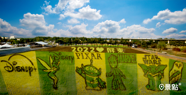 迪士尼明星躍上彩繪稻田！屏東熱帶農業博覽會走春九大亮點