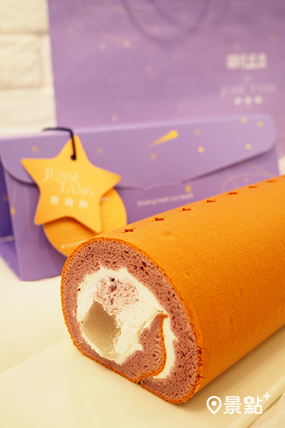 搭配這次的口味從包裝到提袋都是夢幻的紫色。