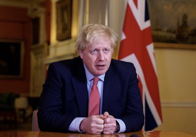 英國首相強生打算開放確診者免隔離。（圖 / Johnson)
