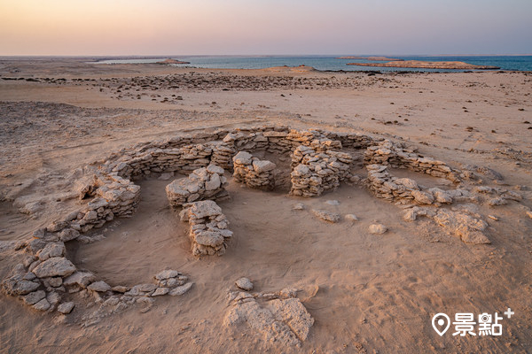 阿布達比市以西的哈加島發現石造建築 (圖／Department of Culture and Tourism - Abu Dhabi，以下同)