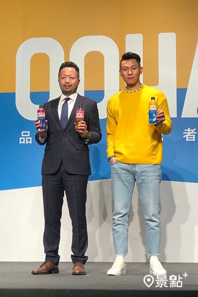 可口可樂台灣總經理與品牌大使瘦子E.SO。