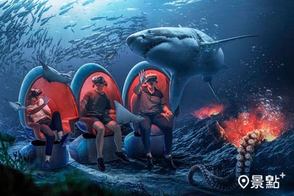 新景點潮境智能海洋館打造VR海底隧道。(圖／國立海洋科技博物館)
