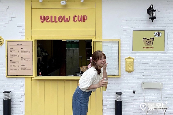 秒飛韓國街頭的Yellow Cup韓系外帶咖啡店。（圖／pig3_3，以下同）