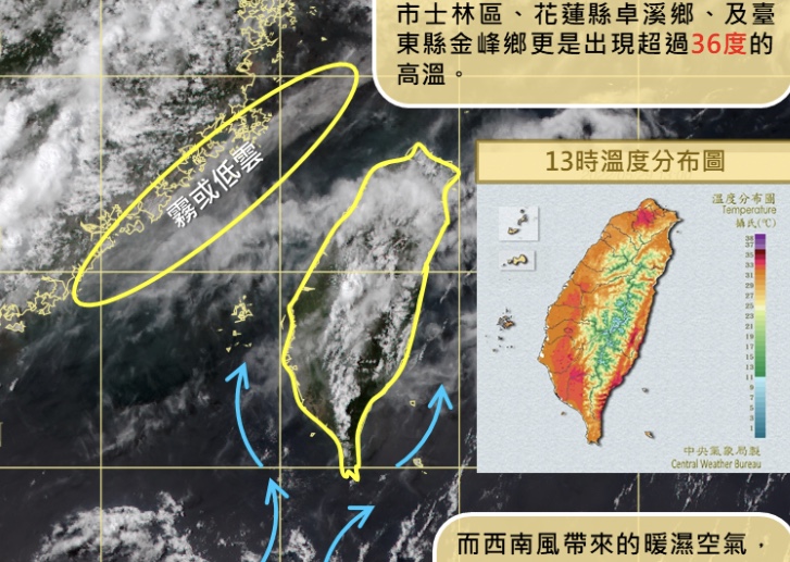 把握放晴好天氣高溫飆35度！鋒面到端午連假天氣先看